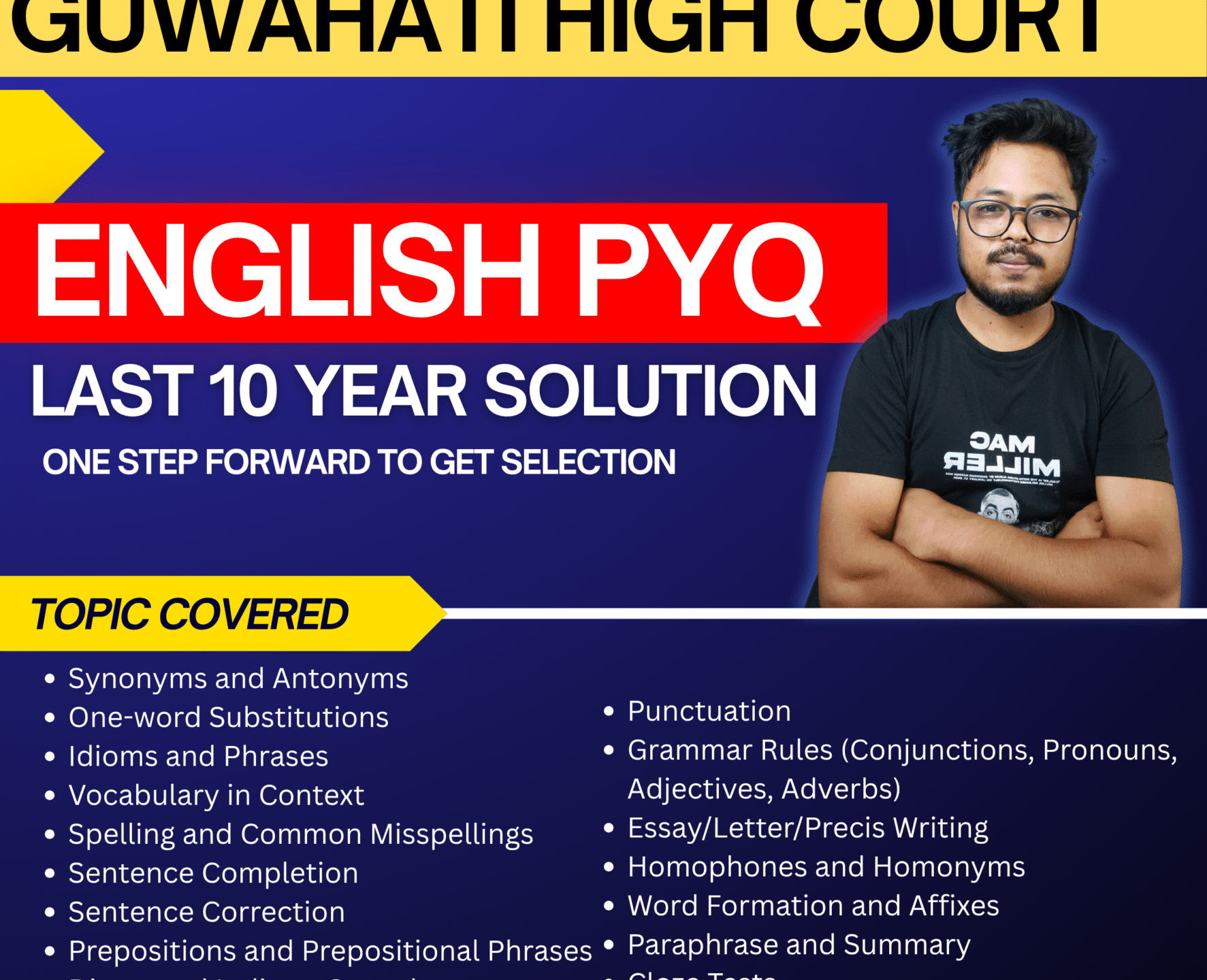 1500+ ENGLISH PYQ GHC JAA EXAM 2026