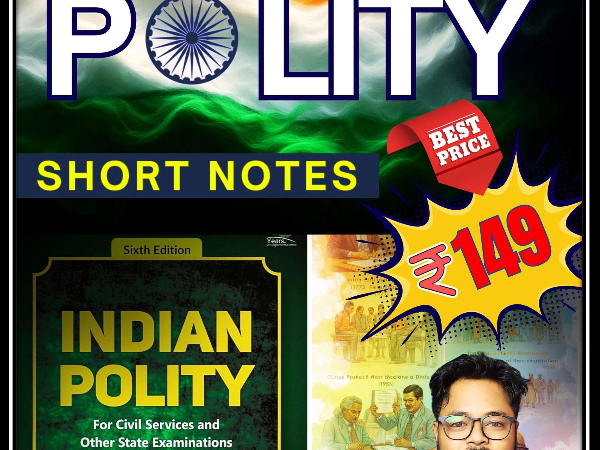 INDIAN POLITY SHORT NOTES (Based on M. Laxmikanth)