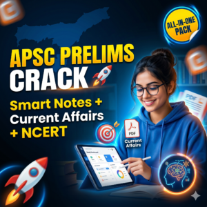 🚀 APSC Smart Preparation Package (Prelims Power Pack)