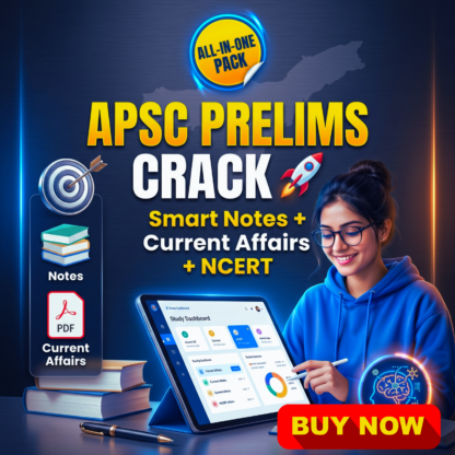 🚀 APSC Smart Preparation Package (Prelims Power Pack)